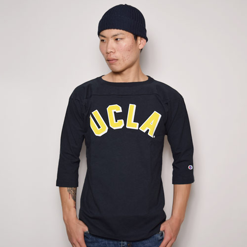 Champion/College 3/4 Sleeve Football T-Shirts/T1011�ʥ����ԥ��� ����å��եåȥܡ���T����ġ˥ͥ��ӡ��ߥ��������ߥۥ磻�� [a-1218]