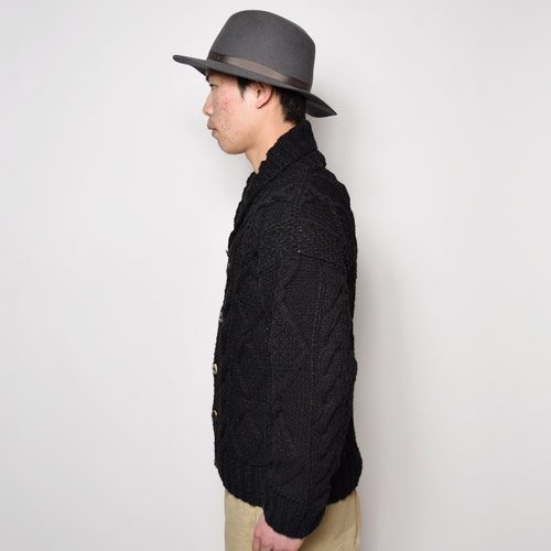 ArtesaniaUS/Shawl Collar Cable Knit Cardigan(ƥ˥ߥ 硼륫顼ǥ)֥å [a-1381]