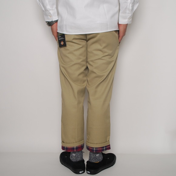 DickiesUS/Roll Up Check Pantsʥǥåߥ 륢åץѥġ˥١ [n-7416]