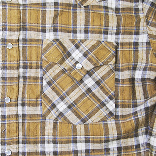 Ely&Walker/Light Flannnel Shirts/Right Brown��Beige [n-3346]
