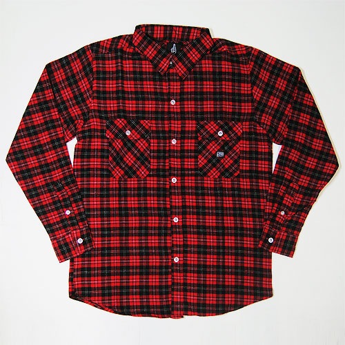 Loser Machine/Loser Flannel Shirt/Red [n-3461]