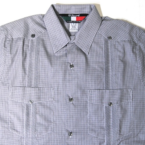 D'Accord/Cuban Shirt�ʥǥ��������� ���塼�Х���ġ˥��졼�ߥ֥�å��ߥۥ磻�� [n-5783]
