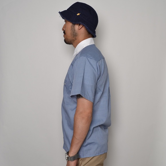 Red Kap��US/S/S Cleric Check Shirt�ʥ�åɥ���åסߥ��� �����å������å�����ġ˥ۥ磻�ȡߥ֥롼 [n-6886]