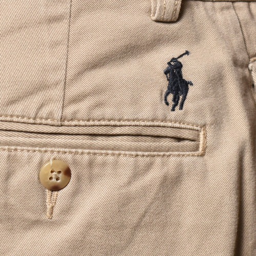 ��Polo Ralph Lauren��US/Cropped 2Tuck Chino Pants�ʥ��ե������ߥ��� �����åץɥ��Υѥ�ġ˥١�����/������W34 [z-3590]