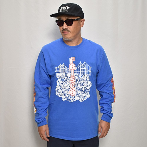 415 Clothing/Skull & Bridge L/S T-shirt415 Tġ˥֥롼 [a-8179]