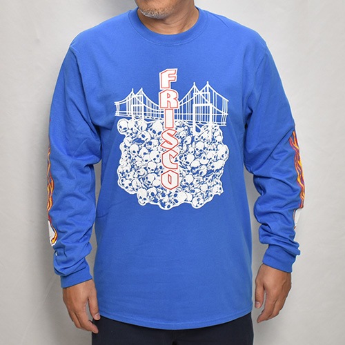 415 Clothing/Skull & Bridge L/S T-shirt415 Tġ˥֥롼 [a-8179]