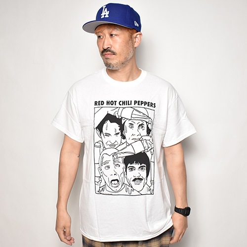 Red Hot Chili Peppers Official Hot Sausage S S T Shirt レッドホットチリペッパーズ オフィシャルtシャツ ホワイト A 4793 Tシャツ プリント ｔシャツ Us Online Shop
