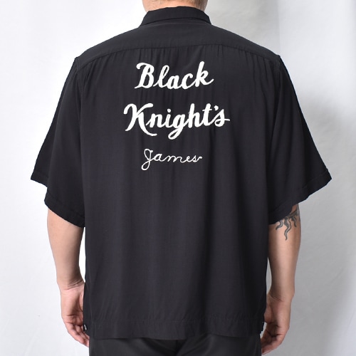 Towncraft×US/Embroidered Rayon Bowling S/S Shirt（タウンクラフト