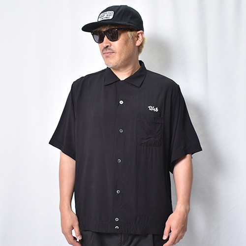 Towncraft×US/Embroidered Rayon Bowling S/S Shirt（タウンクラフト