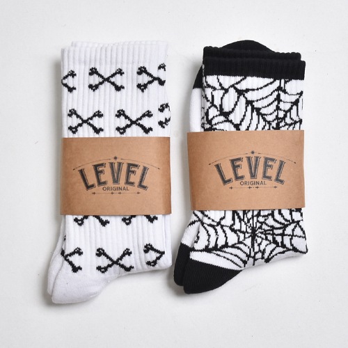 Level Socks/Crew Socks�ʥ�٥륽�å��� ���å����� [a-8549]