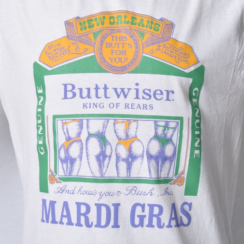 Buttwiser Mardi Gras S/S T-Shirt�ʥХåȥ磻���� T����ġ˥ۥ磻�� [a-8636]