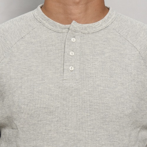 Fruit of the Loom/Henly Neck Raglan Thermal L/S T-Shirt�ʥե롼�ĥ��֥��롼�� �����ޥ�˥��졼 [a-7705]