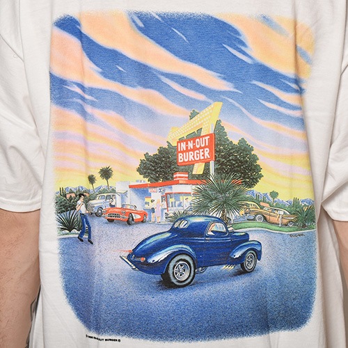 In-N-Out Burger/1996 Setting of the Sun T-Shirt�ʥ��󥢥�ɥ����ȥС����� T����ġ˥ۥ磻�� [a-3810]
