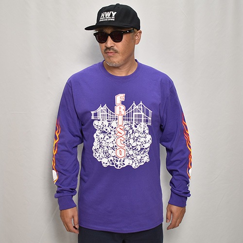 415 Clothing/Skull & Bridge L/S T-shirt��415���������� T����ġ˥ѡ��ץ� [a-8180]