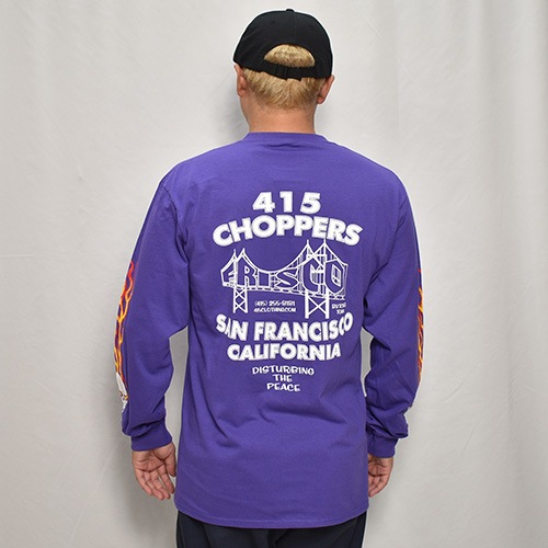 415 Clothing/Skull & Bridge L/S T-shirt��415���������� T����ġ˥ѡ��ץ� [a-8180]