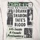Charles Manson Newspaper L/S T-Shirt�ʥ��㡼�륺�ޥ󥽥�T����ġ˥ۥ磻�ȡߥ��꡼�� [a-4134]