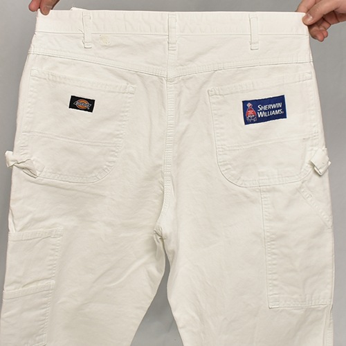Dickies/White Drill Painter Pants with Sherwin Williams Tag