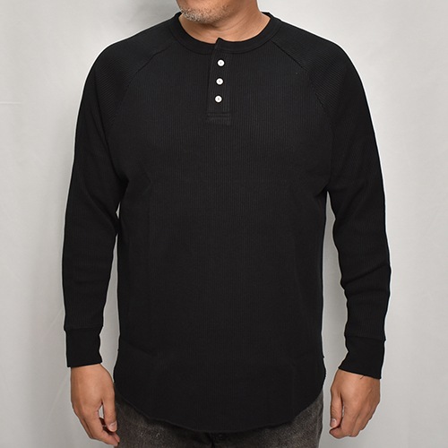 Fruit of the Loom/Henly Neck Raglan Thermal L/S T-Shirt�ʥե롼�ĥ��֥��롼�� �����ޥ�˥֥�å� [a-7706]