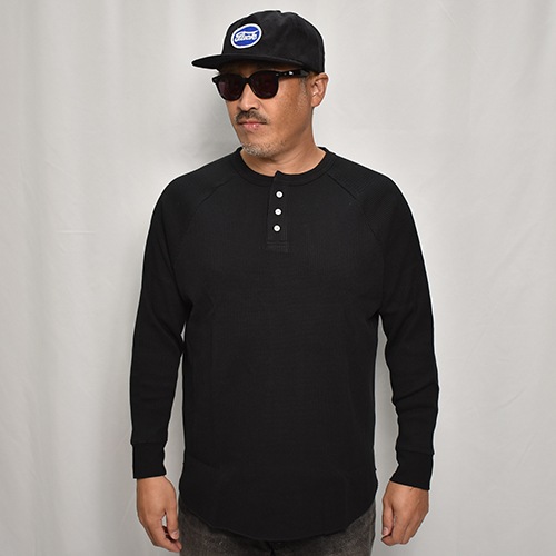 Fruit of the Loom/Henly Neck Raglan Thermal L/S T-Shirt�ʥե롼�ĥ��֥��롼�� �����ޥ�˥֥�å� [a-7706]