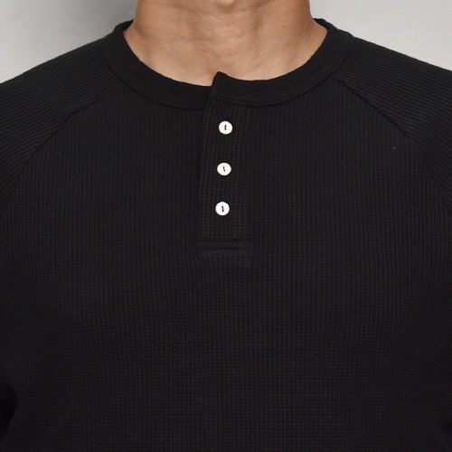 Fruit of the Loom/Henly Neck Raglan Thermal L/S T-Shirt�ʥե롼�ĥ��֥��롼�� �����ޥ�˥֥�å� [a-7706]