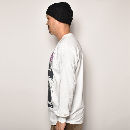 Charles Manson Newspaper L/S T-Shirt�ʥ��㡼�륺�ޥ󥽥�T����ġ˥ۥ磻�ȡߥѡ��ץ� [a-4135]