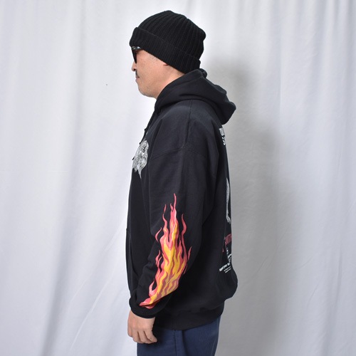 Suntee��Us/Don't Fuck with My Chopper Pullover Hoodie�ʥ���ƥ��ߥ��� �ѡ������˥֥�å��ߥ�������/��å� [a-8392]