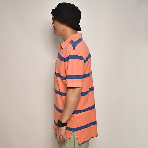 Polo Ralph Lauren/S/S Border Polo Shirtʥե ݥġ˥󥸡ߥ֥롼/L [z-6492]