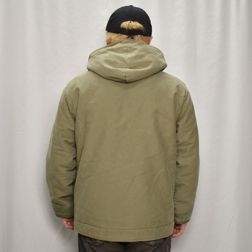 ��70's-80's Vintage French Navy Deck Jacket(�ե����ͥ��ӡ� �ǥå����㥱�å�)���꡼��/����60cm [y-0875]