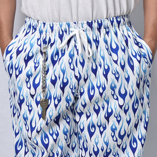 Ice Flames Easy Pants�ʥ������ե졼�ॹ���������ѥ�ġ˥ۥ磻�ȡߥ֥롼 [a-8550]