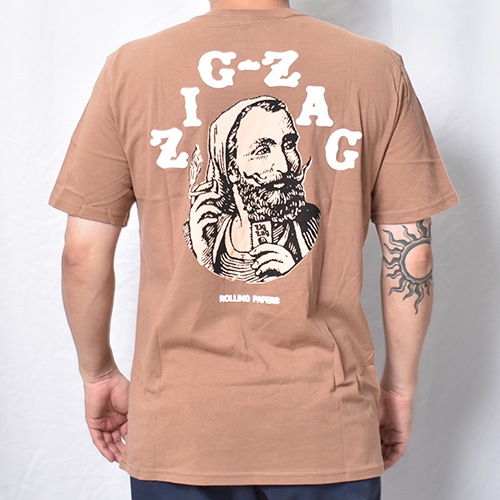 Zig-Zag/Vertex S/S T-Shirt（ジグザグ Tシャツ）ブラウン [a-8571
