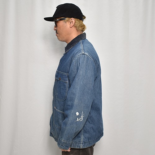 ジャケット・アウター 70s BIGMAC coverall Blanket Big Mac/70's Vintage Blanket Lined Denim Coverall Jacket