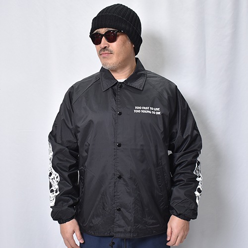 Panty Dropper��US/"FLYD" Nylon Coach Jacket(�ѥ�ƥ��ɥ��åѡ��ߥ��� ���������㥱�å�) �֥�å� [a-8394]