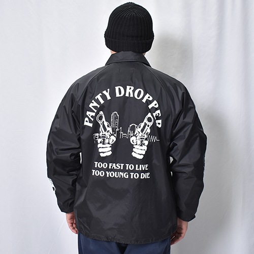Panty Dropper��US/"FLYD" Nylon Coach Jacket(�ѥ�ƥ��ɥ��åѡ��ߥ��� ���������㥱�å�) �֥�å� [a-8394]