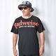 Budweiser/Spread Arm Logo S/S T-shirt�ʥХɥ磻���� T����ġ˥֥�å� [a-8640]