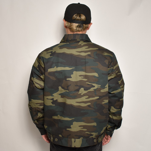 迷彩服 キルティングジャケット Dickies×Us Customized/Quilt Lined Eisenhower Jacket