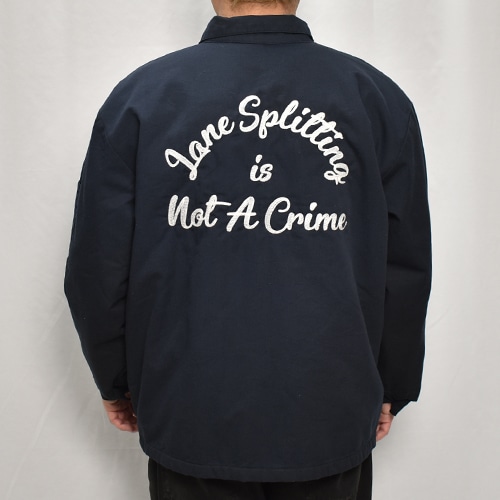 Us Customized Lane Splitting is Not A Crime Work Jacket（アス