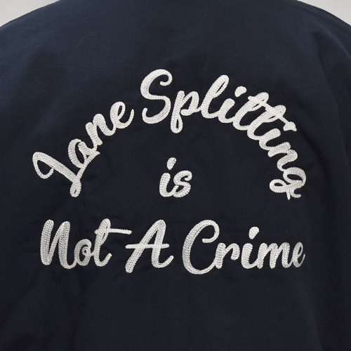 Us Customized Lane Splitting is Not A Crime Work Jacket（アス