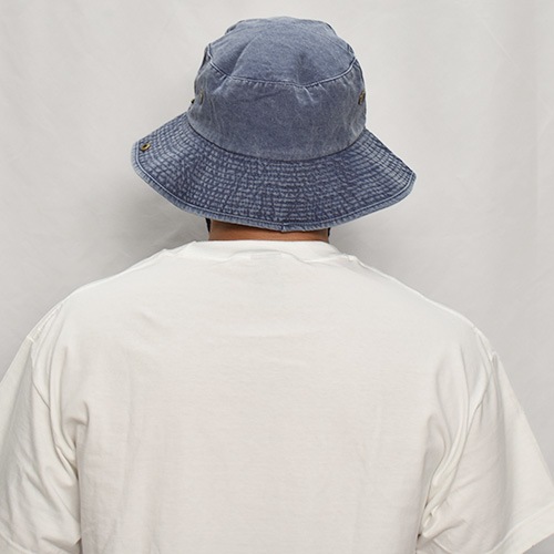 Newhattan/Pigment Dyed Safari Hat�ʥ˥塼�ϥå��� �ϥåȡ˥֥롼 [a-8067]