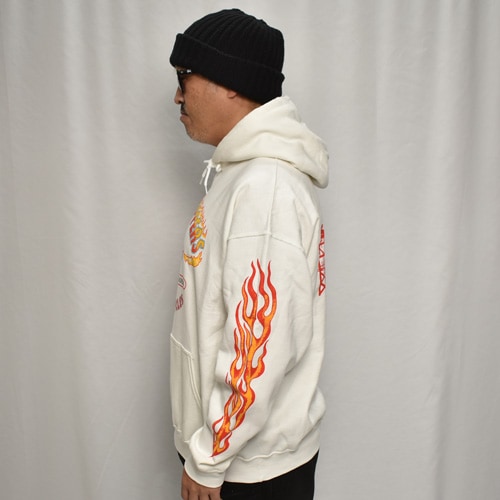 Frisco Choppers×Us/Skull Motor Pullover Hoodie（フリスコチョッパー