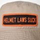 Helmet Laws Suck Patched Cotton Bucket Hat�ʥإ��åȥ��������å��ϥåȡ˥١����� [a-8551]