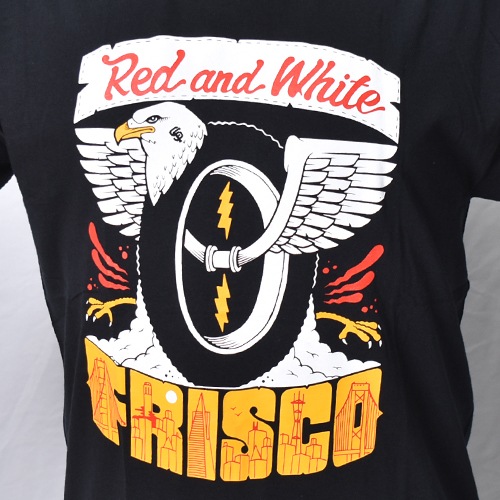ヘルズエンジェルス　FRISCOロングスリーブ Mヴィンテージ Hells Angels Frisco/Jeremy Fish S/S T-Shirt（ヘルズエンジェルス T