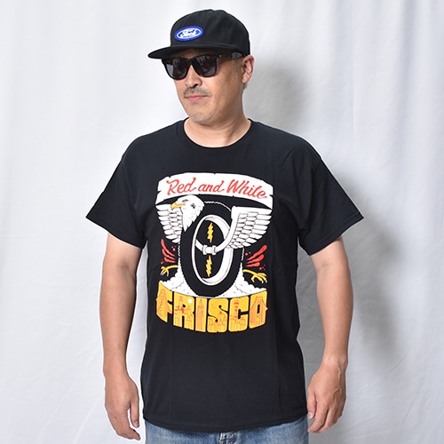ヘルズエンジェルス　FRISCOロングスリーブ Mヴィンテージ Hells Angels Frisco/Jeremy Fish S/S T-Shirt（ヘルズエンジェルス T