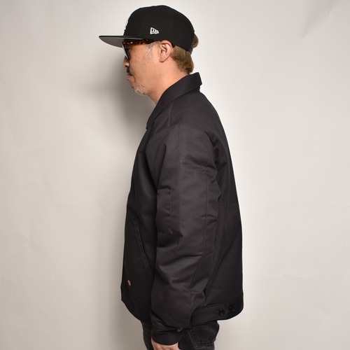 Dickies ワークジャケット ハリントンジャケット XL ブラック Dickies ディッキーズ #JT75 アンラインド アイゼンハワー