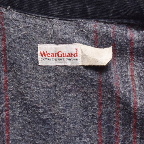 ��Wear Guard/70-80's Vintage Blanket Lined Denim Chore Coat�ʥ����������� �֥�󥱥åȥ饤�ʡ����祢�����ȡ˥���ǥ���/������42���� [y-0934]