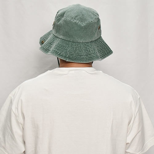 Newhattan/Pigment Dyed Safari Hatʥ˥塼ϥå ϥåȡ˥꡼ [a-8069]