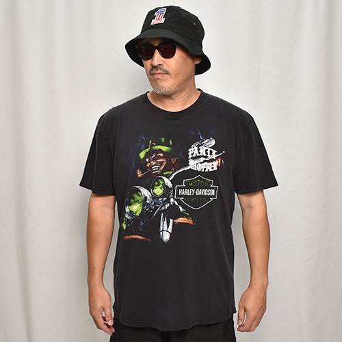 Panty DropperUS/Custom Printed Biker S/S T-Shirt/Burst(ѥƥɥåѡߥ T)֥å/XL [y-0406]