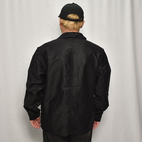 50's-60's Vintage French Black Moleskin Work Jacket(フレンチ