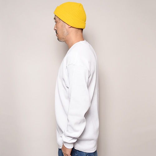 Pro Club/Loose Fitted Cotton L/S Waffle Shirt�ʥץ������ ��åե륷��ġ˥ۥ磻�� [a-2041]