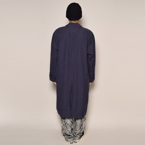 Burberry/Old Car Coat(バーバリー コート)ネイビー/身幅64cm [z-2198