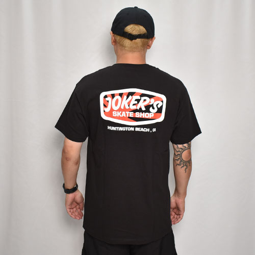 Joker's Skate Shop��US/Sunrise Classic Logo S/S T-Shirt�ʥ��硼�������������ȥ���åסߥ��� T����ġ˥֥�å� [a-7587]